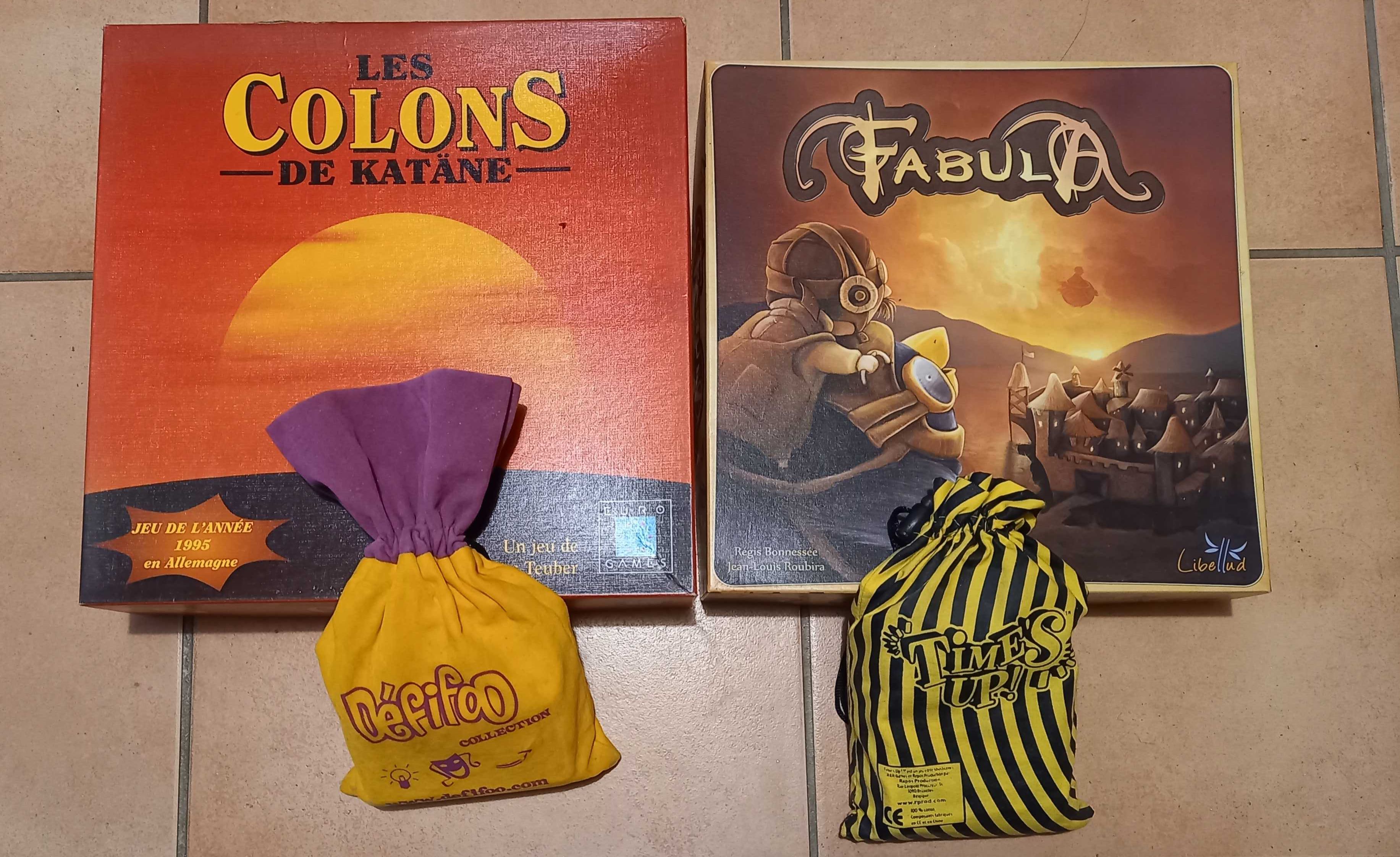 Fabula jogo de tabuleiro em francês