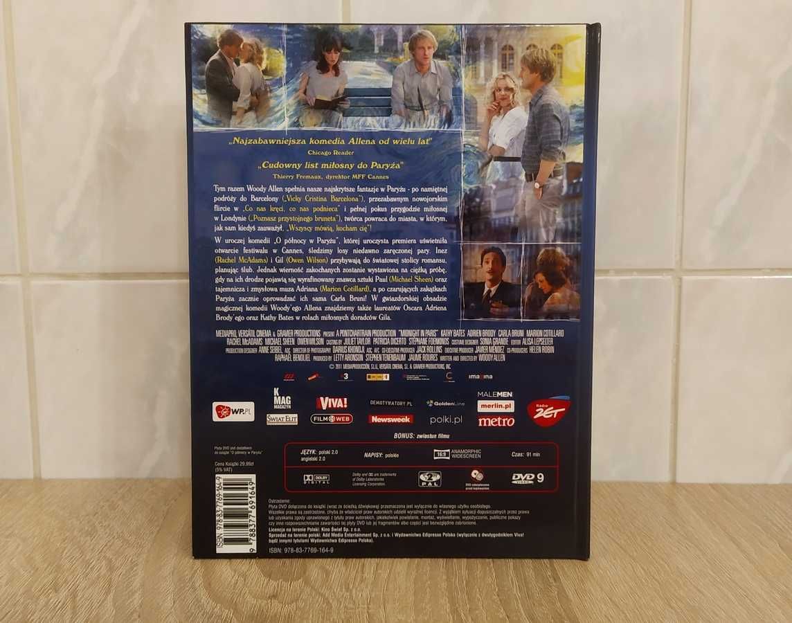 DVD. O Pólnocy W Paryżu. Film + książka. KINO ŚWIAT