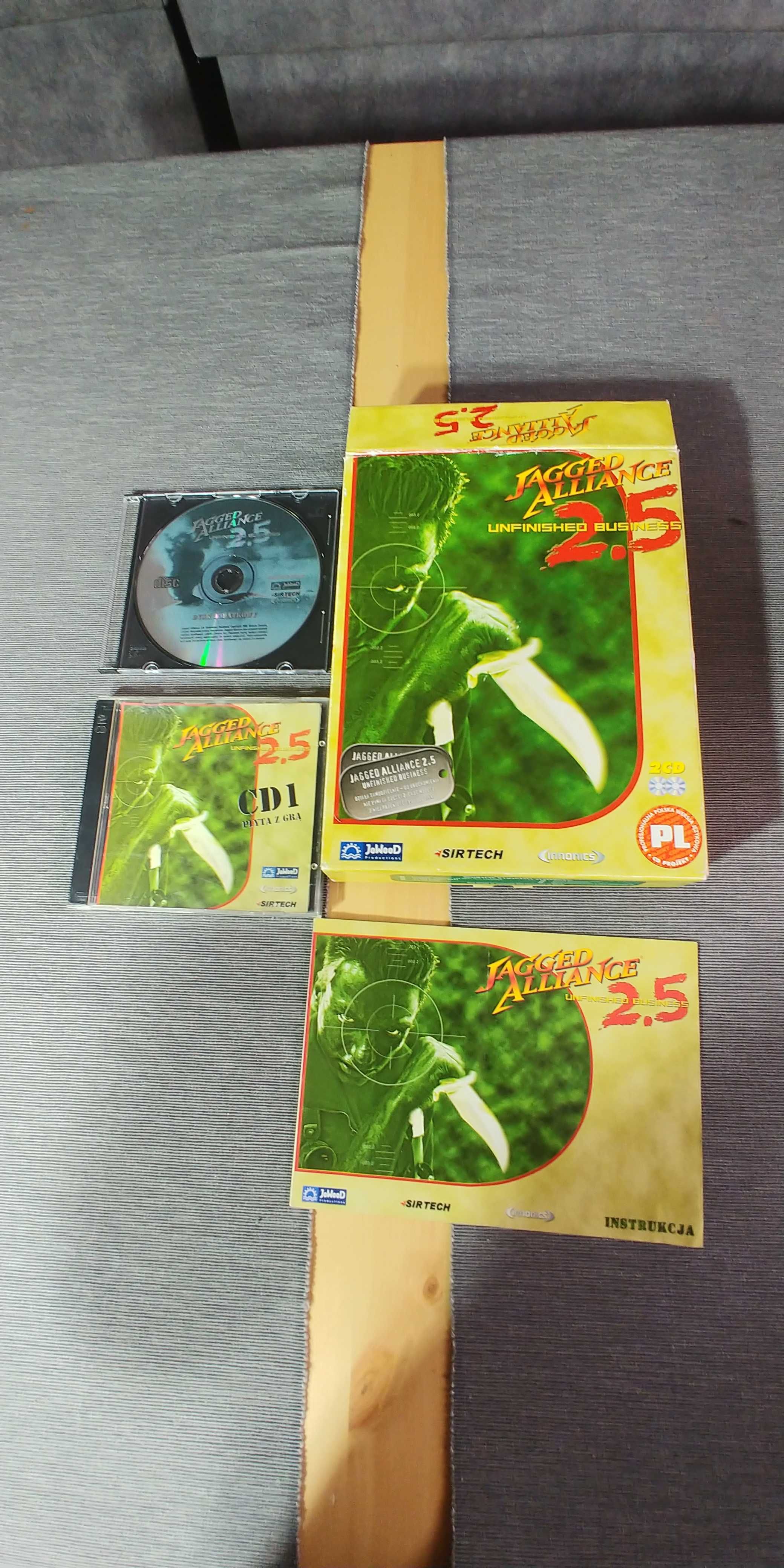 Jagged Alliance 2.5 PL PC Big Box