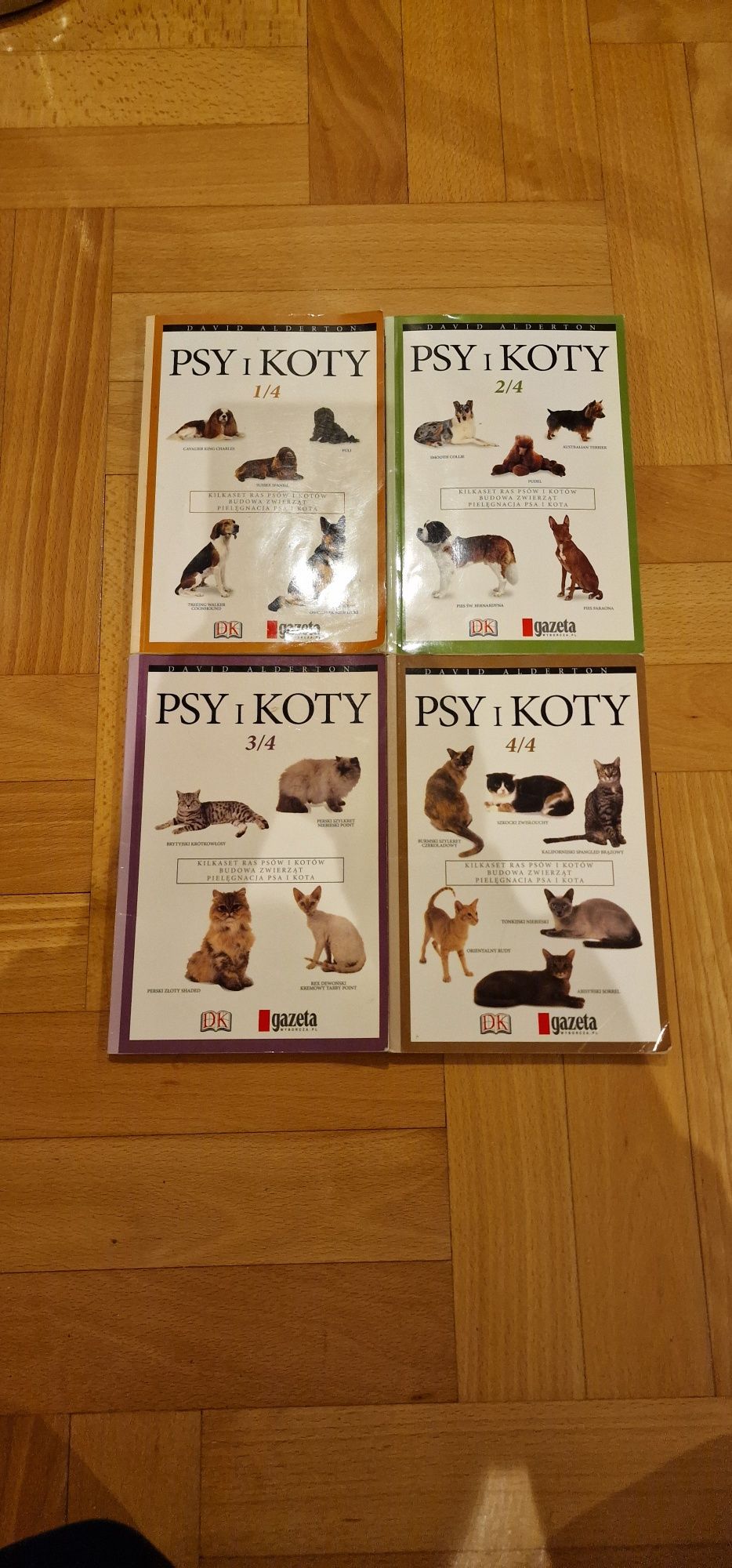 Seria książek o kotach i psach