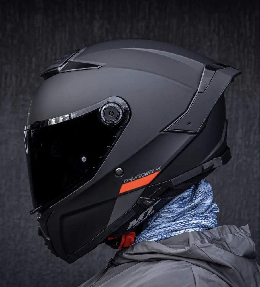 Мотошлем MT Thunder 4 SV 2025 В наявності є кольори XS-XXL.
