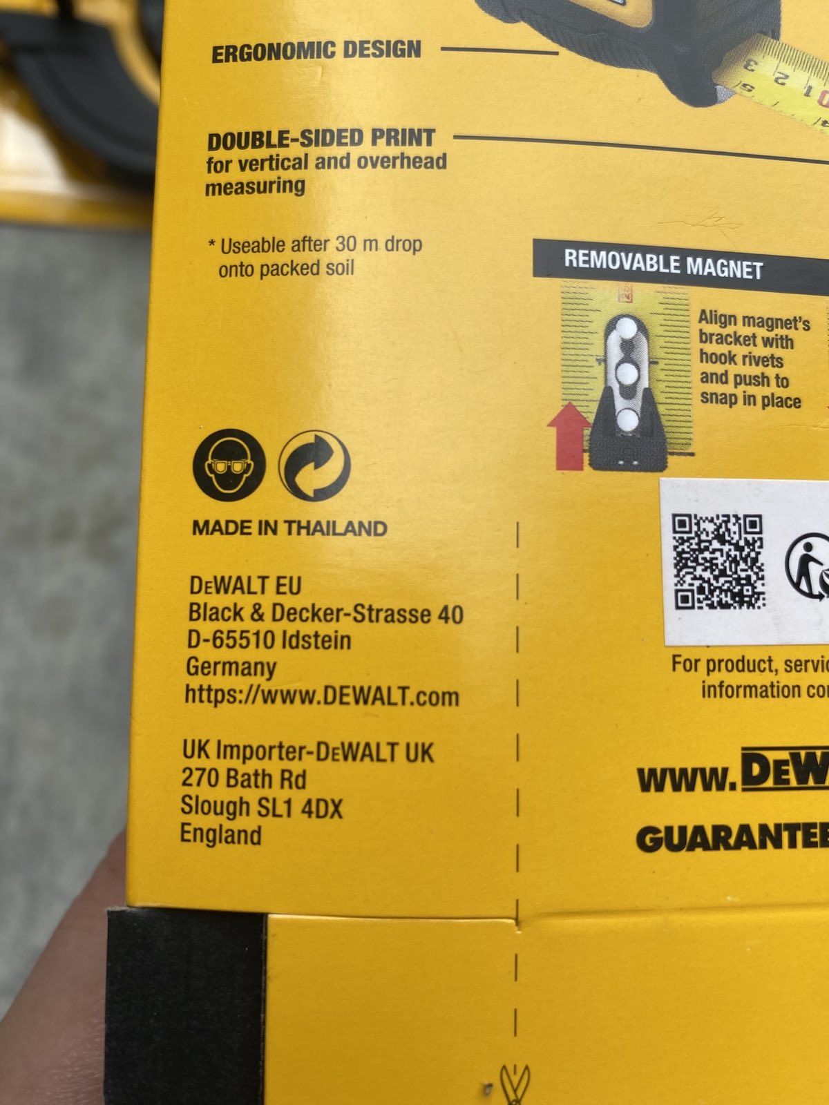 Dewalt рулетка 3/5/8/30м.