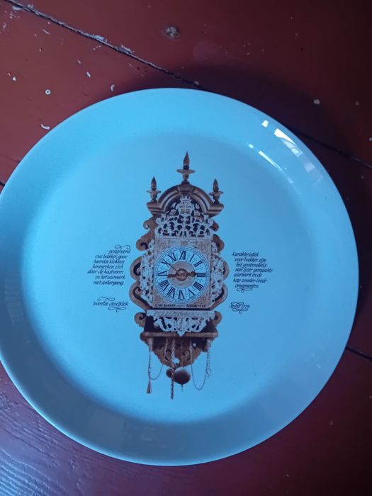 Talerz z zegarem.  Mitterteich Porzellan