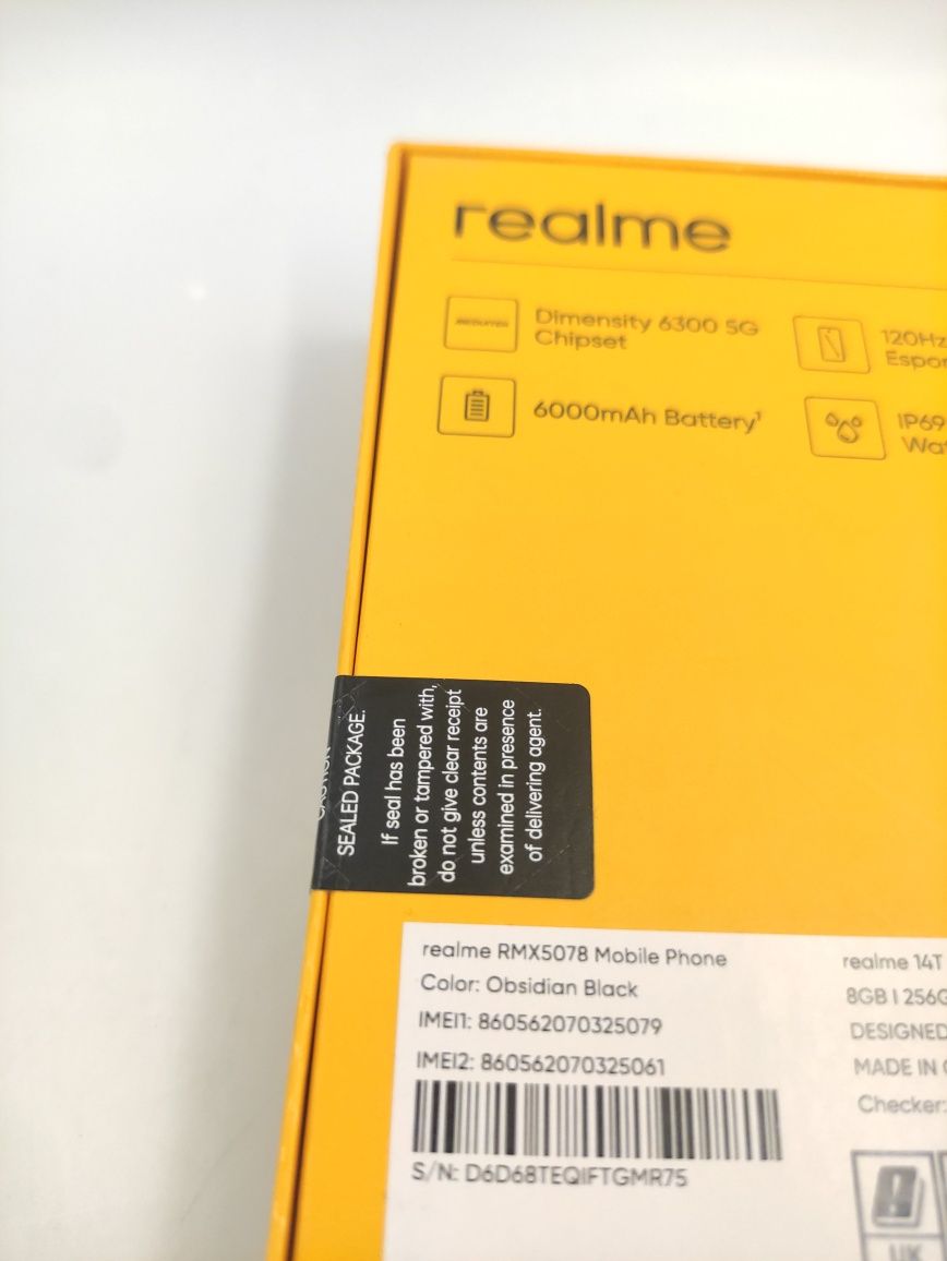 Na Lewara Telefon Realme 14T 5G 8/256gb Gwarancja