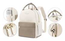 Damski Plecak LOVEVOOK Miejski Wodoodporny Laptop 13,3 Casualowy Khaki