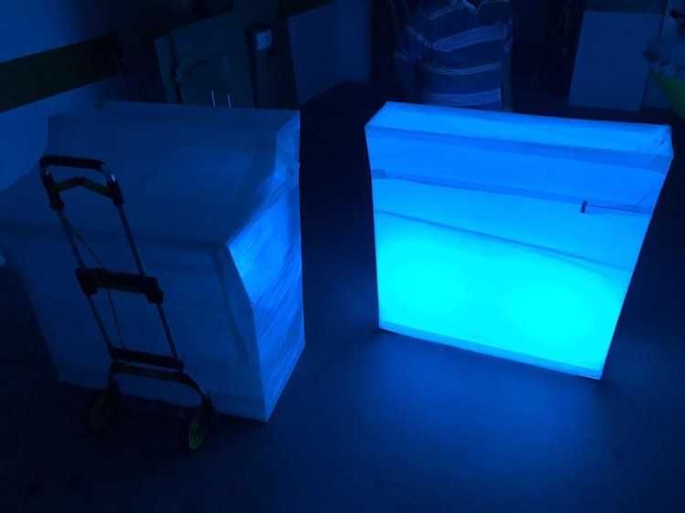 Balcão bar led rgb