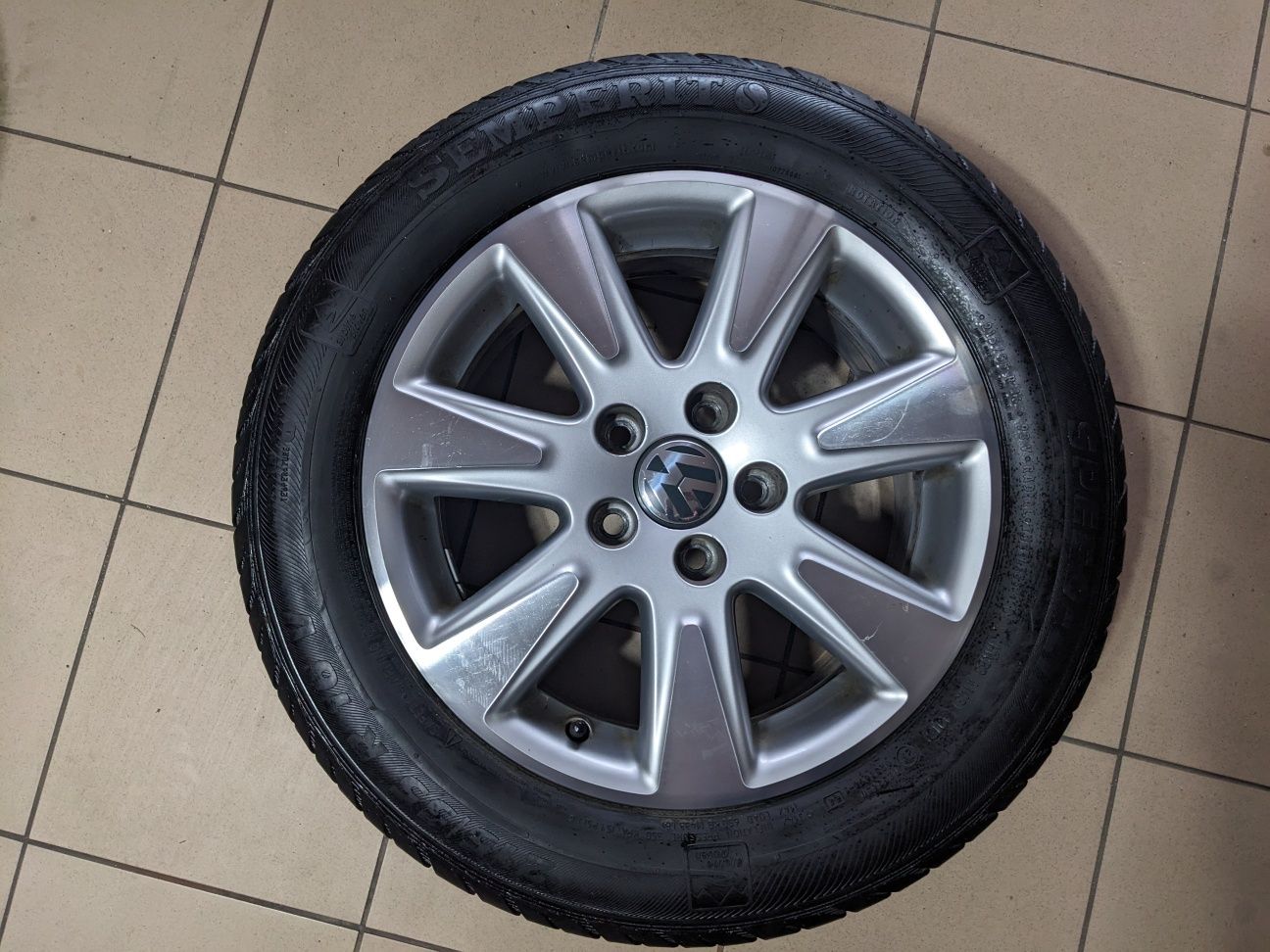 Alufelgi 5x112 koła 215x55x16 Volkswagen komplet idealne.