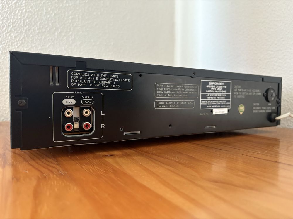 Deck pioneer CT-540