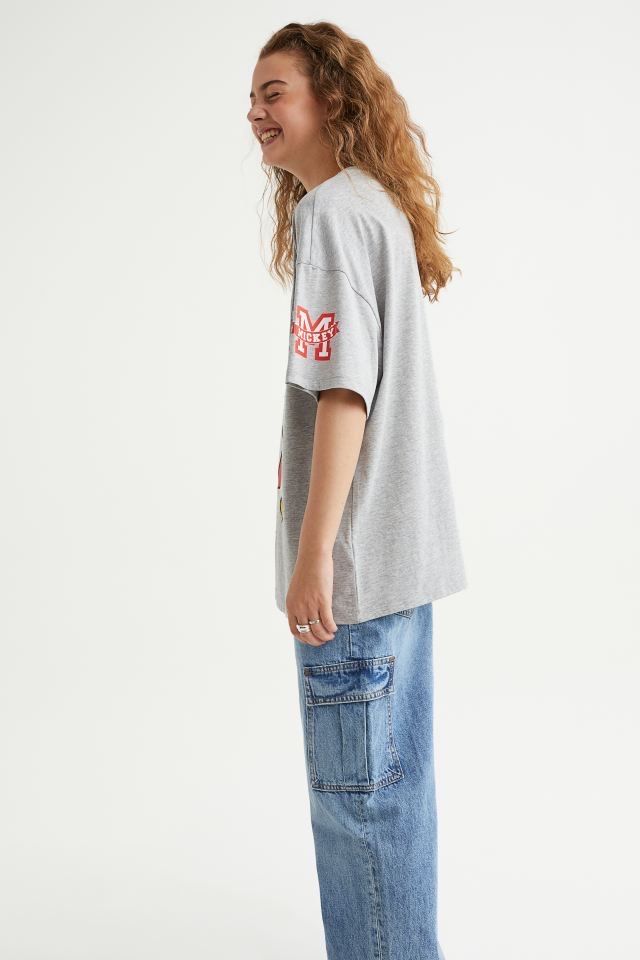 Футболка oversize Disney H&M. Эйч эн Эм. Микки Маус. Дисней.