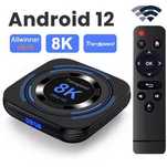 ТВ смарт приставка Android 12 TV BOX Allwinner H618 Wifi 64G