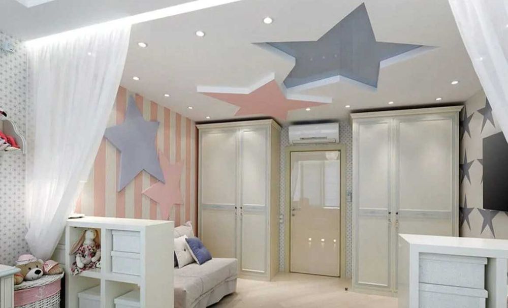 Сучасний дизайн у стелях.  Натяжные потолки - современный дизайн