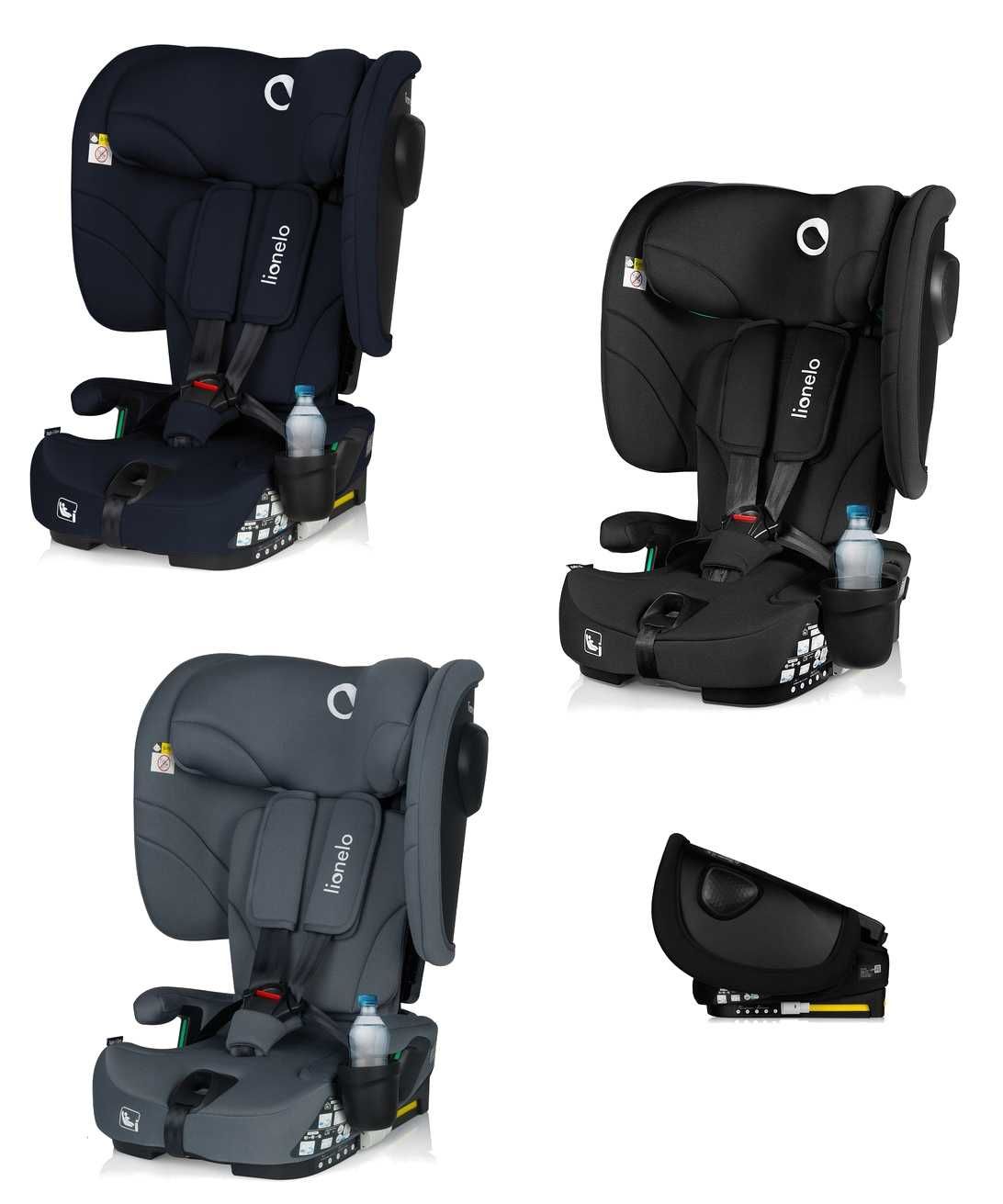 Fotelik samochodowy ISOFIX 9-36kg regulacja oparcia Lionelo Nelly