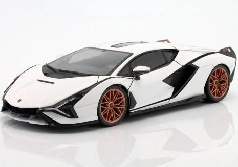 Lamborghini Sian Fkp 37 White 1:18 Bburago