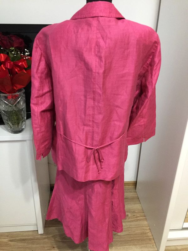 lniany komplet gerry weber 16/44 linen bluzka spódnica
