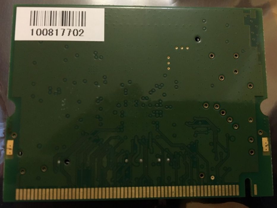 WiFi MiniPCI мережевий адаптер WLM54AG 2.4/5GHz