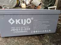 акумулятор гелевий (тяговий ) великої ємності Kijo, 12 вольт 200 А/H