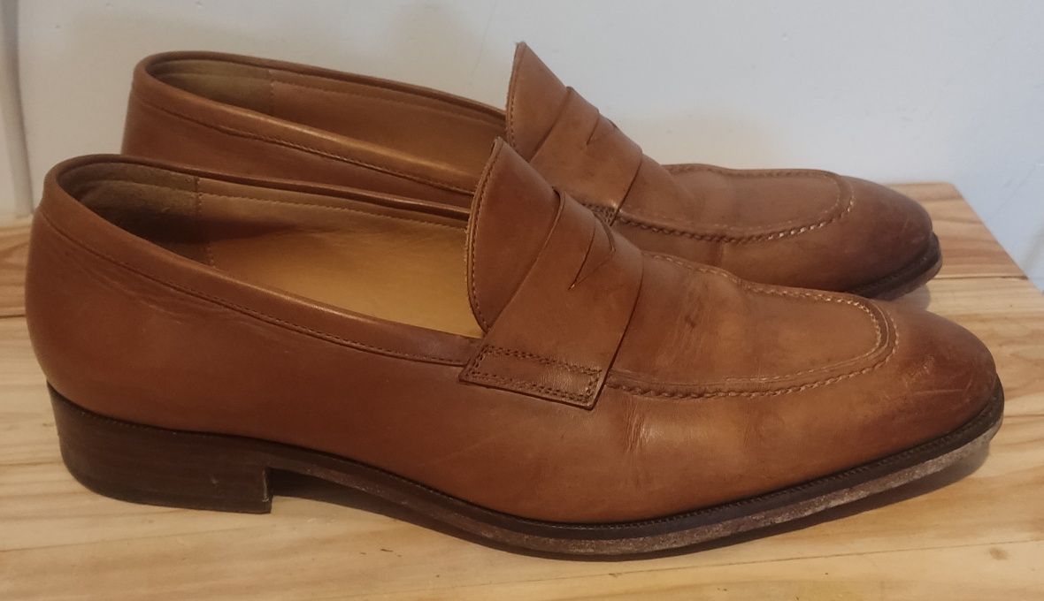 REISS London buty pełna skóra naturalna r.45 loafers