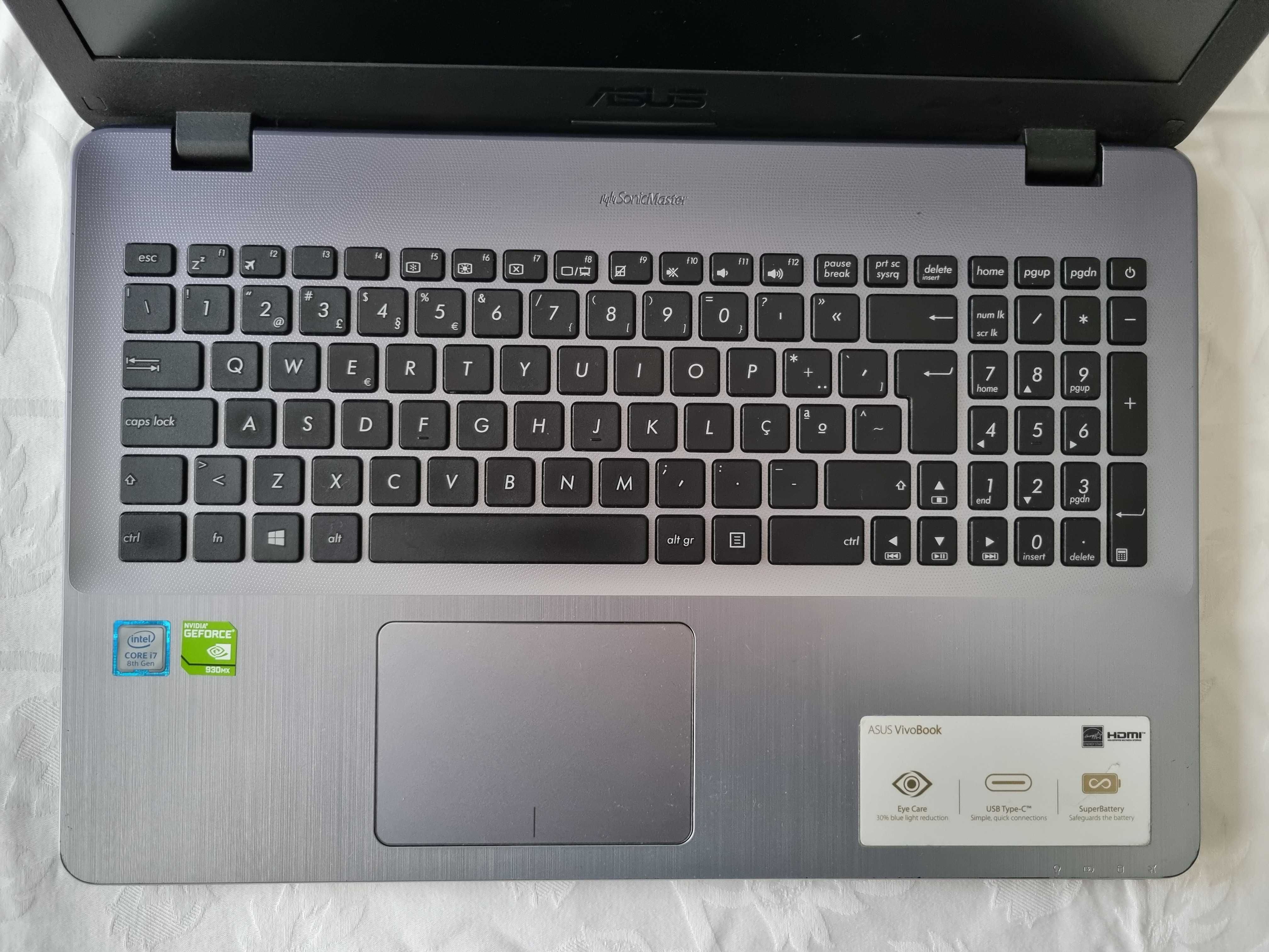 Portátil Asus vivobook A542U