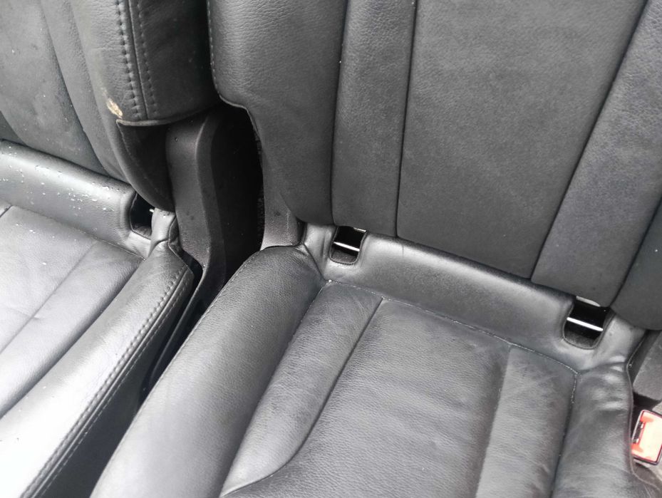 Fotele Wnętrze Audi Q7 4L Czarna Skóra Europa Komplet WYSYŁKA