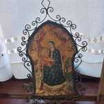 Moldura de ferro e com imagem