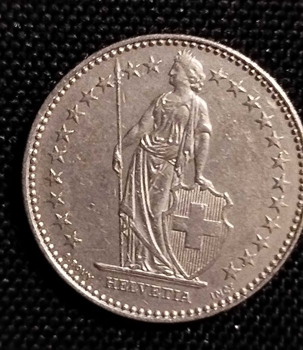 2 Francs Helvetia 1992 Berne
