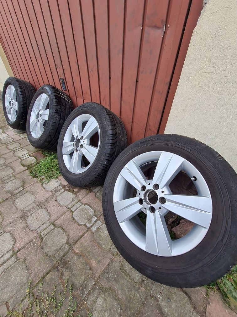 Koła alufelgi Mercedes audi vw 5x112 opony 225/55/17 lato 7mm bierznik