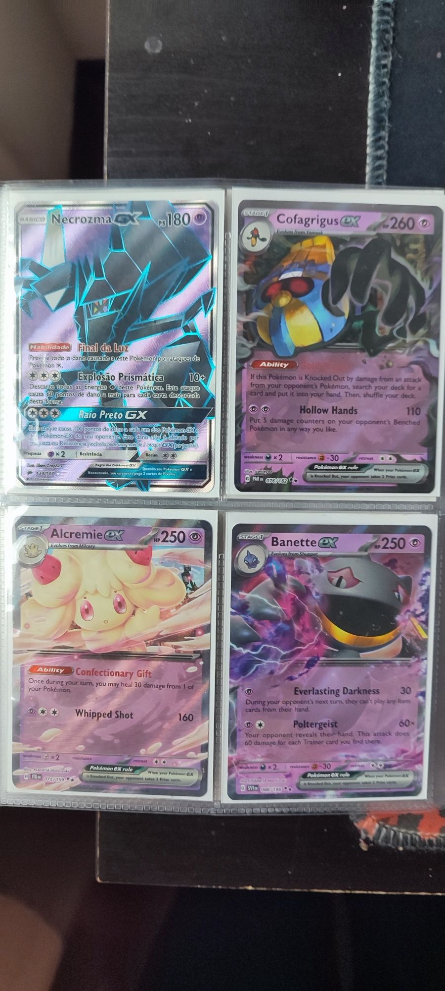 Cartas Pokémon Ex GX VMax VStar