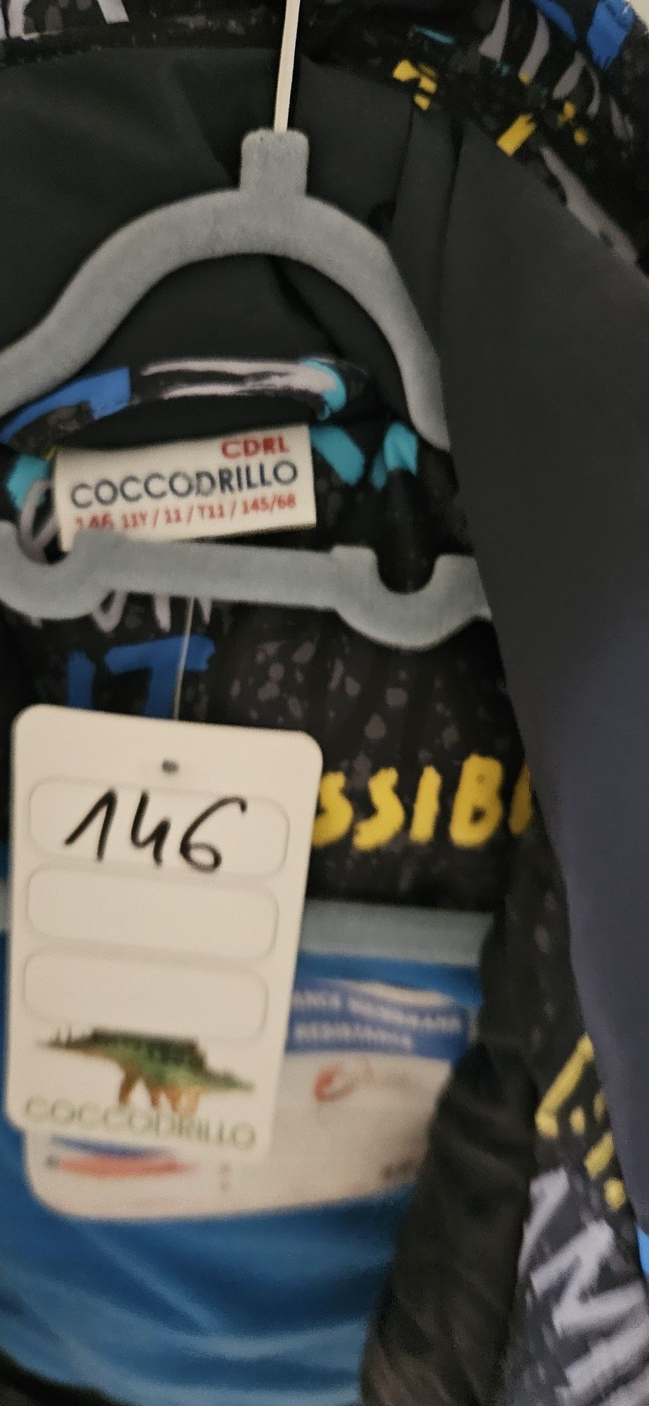 Kurtka narciarska Coccodrillo r.146. Nowa