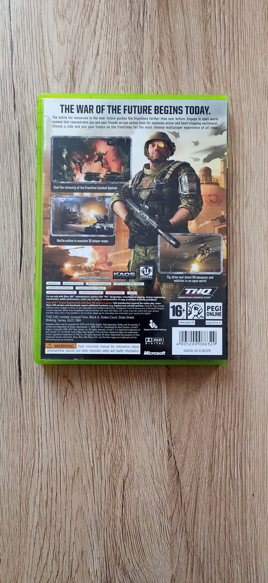 Frontlines FUEL of war Xbox 360