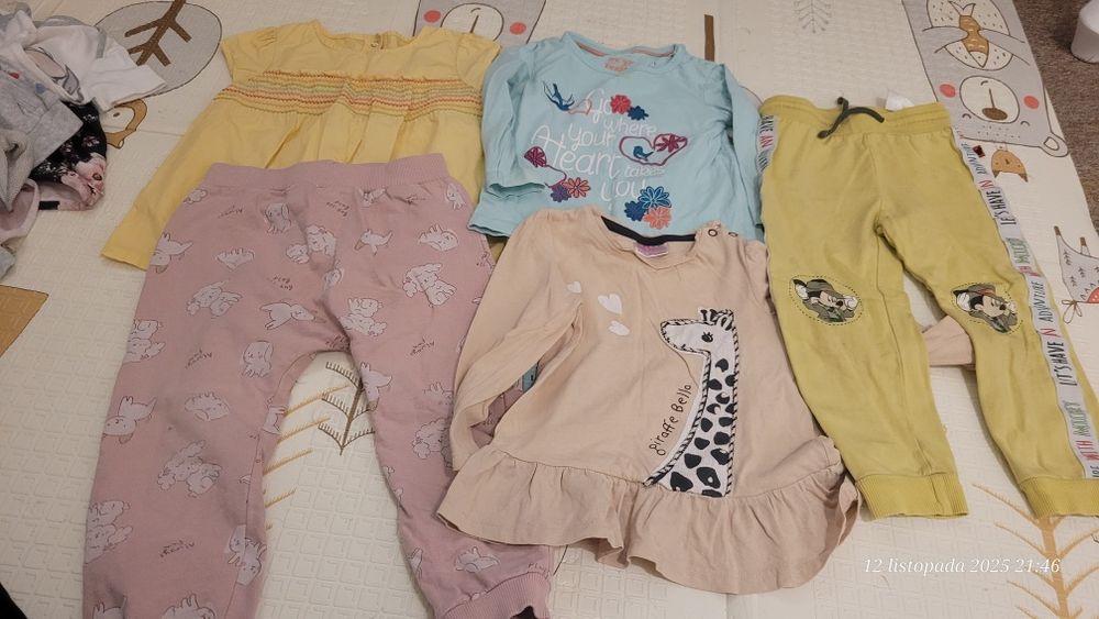 Paka ubrań dla dziewczynki 86- 92
