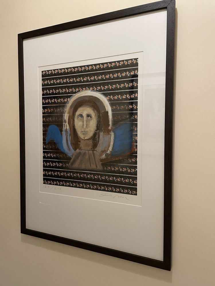 EXCELENTE Serigrafia Júlio Pomar Emoldurada