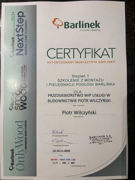 Montaż podłóg różnych