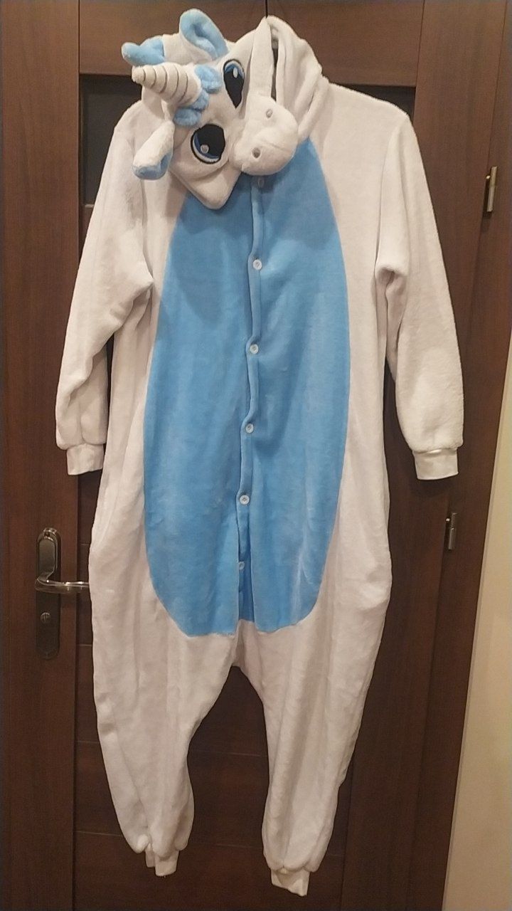 Kigurumi piżama jednoczęściowa nosorożec s
