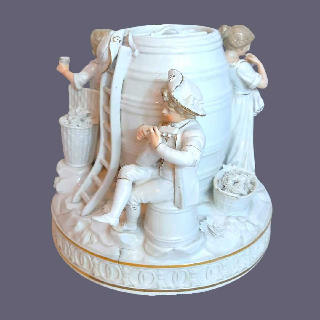 Grupa figuralna Winobranie Miśnia 1850- 1924 Meissen