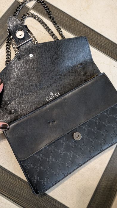 Шкіряна сумка типу Gucci
