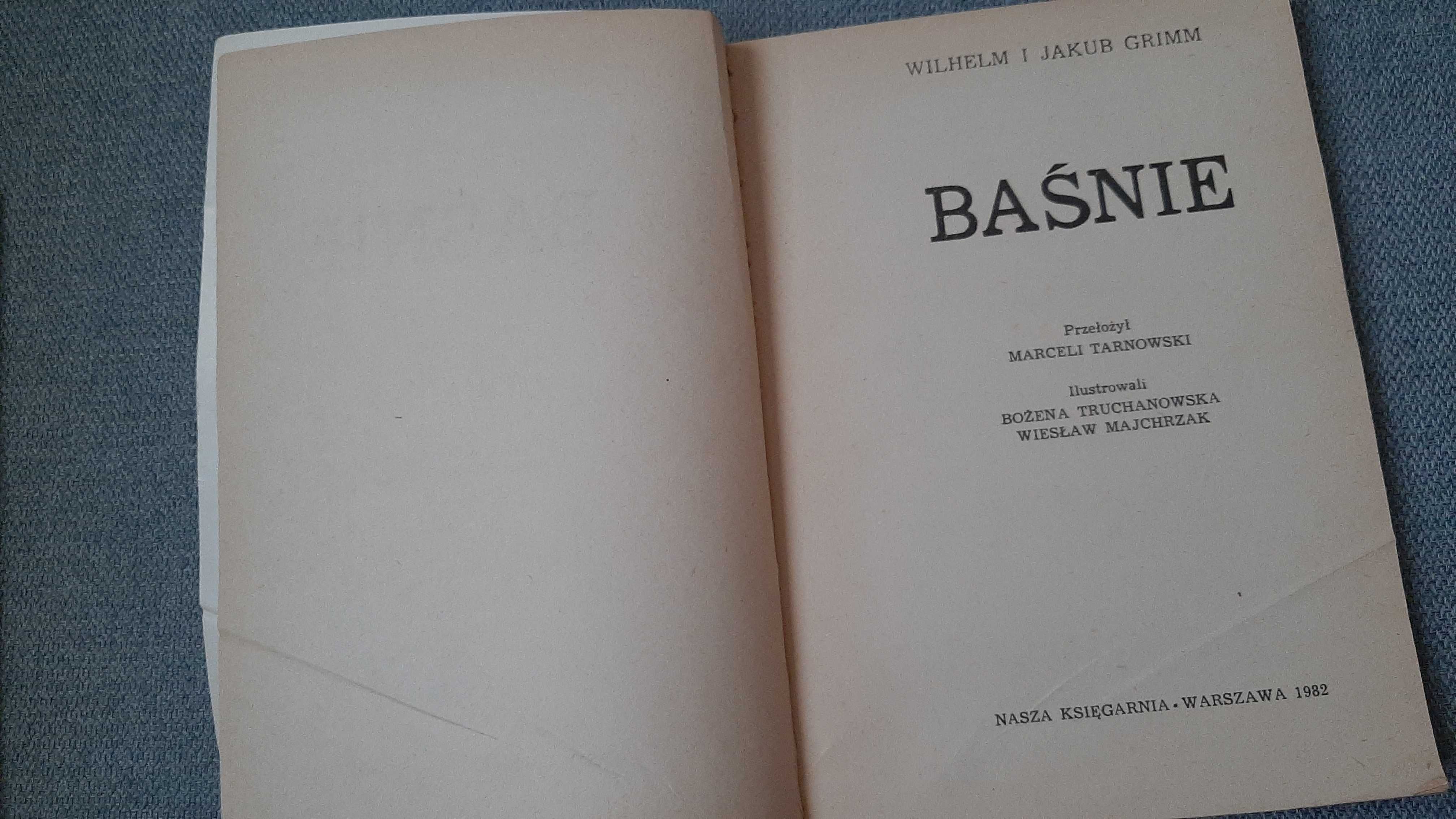Baśnie Braci Grimm 1982 Il. Bożena Truchanowska Wiesław Majchrzak