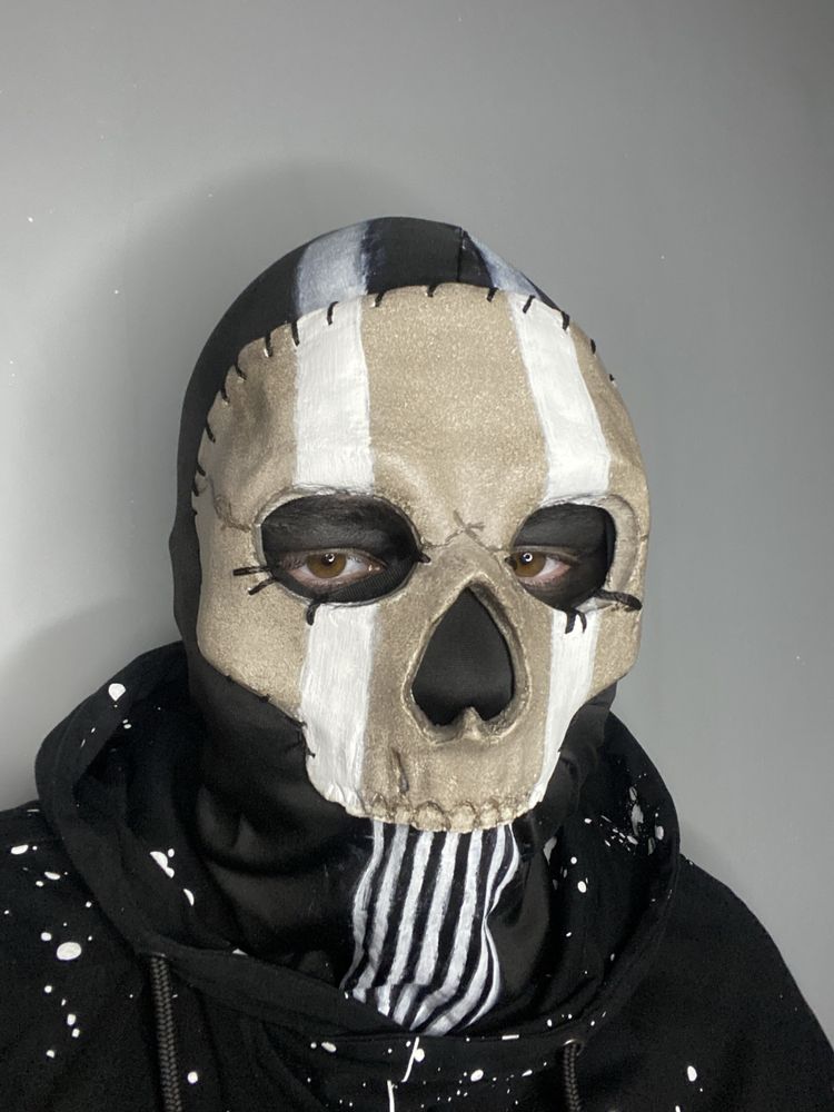 Maska Ghost Call Of Duty cosplay COD handmade OPIS