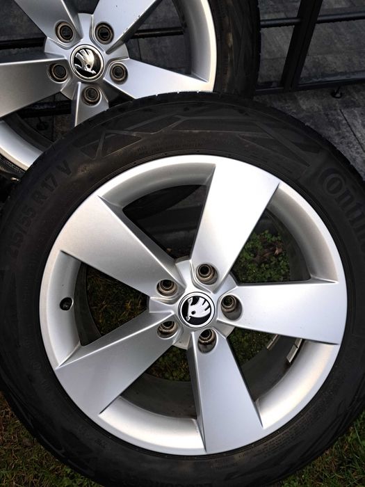 Alufelgi skoda octavia karoq z oponami 215/55R18