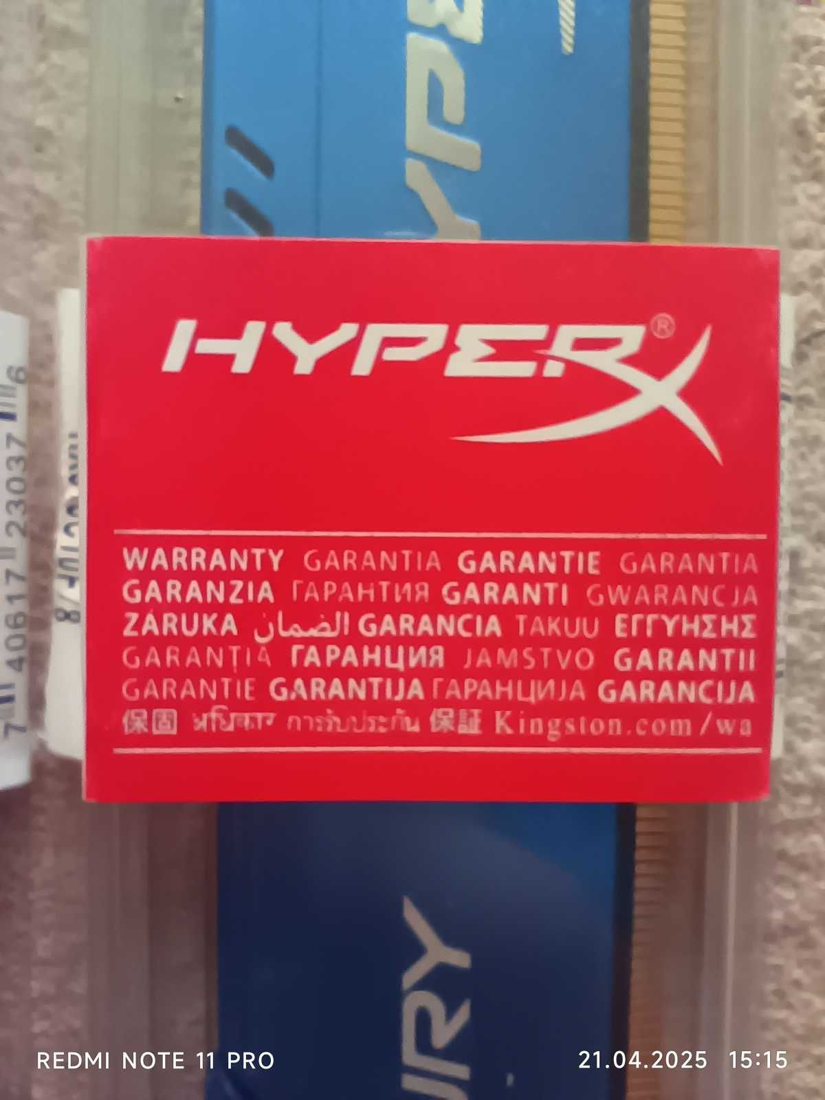 Kingston Fury  8192MB ціна за дві