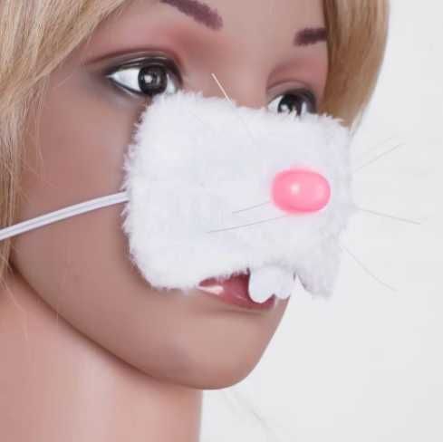 Opaska do włosów Zając królik + nosek przebranie balik kostium