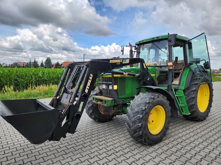 John Deere 6610 wraz z ładowaczem Stoll - 1999r - 114 km