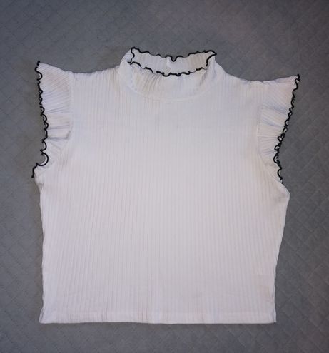Bluzka koszulka biała Zara 38 / M