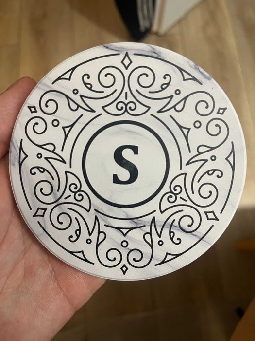 Ceramiczne podkładki pod napoje, 5 szt, NOWE!