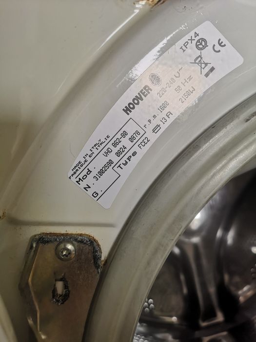 Pralka hoover  8kg 1600