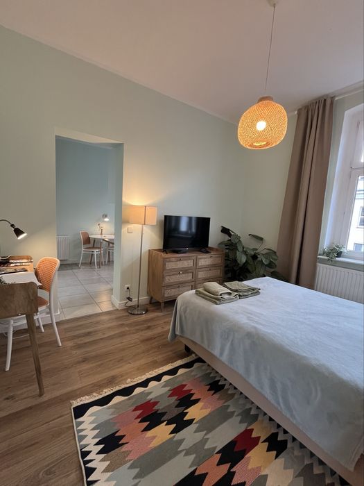 Wyjątkowy apartament dla 3 osób blisko stacji PKP