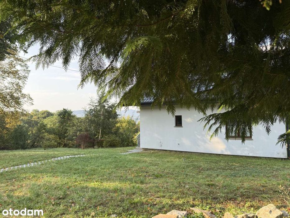 Dom w Limanowej, do zamieszkania - duża działka Beskid Wyspowy