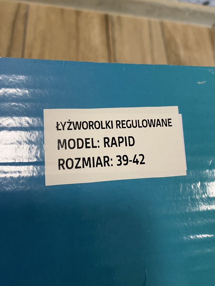 Łyżworolki rolki Allright Rapid regulowane rozmiar 39-42 nowe