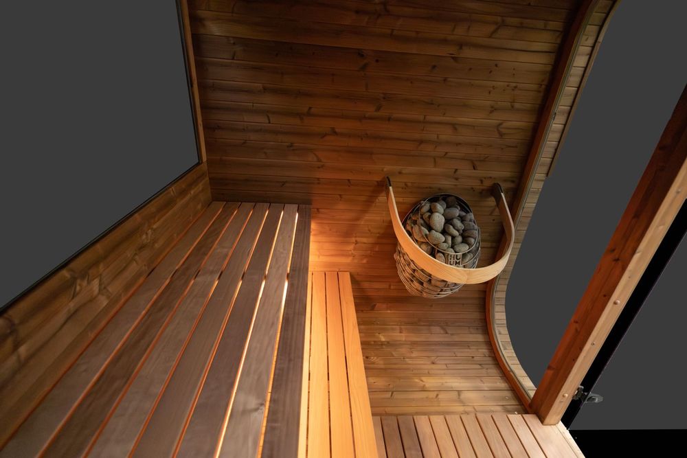 Sauna zewnętrzna Hanscraft Quadra X Premium szyba panoramiczna NOWOŚĆ!