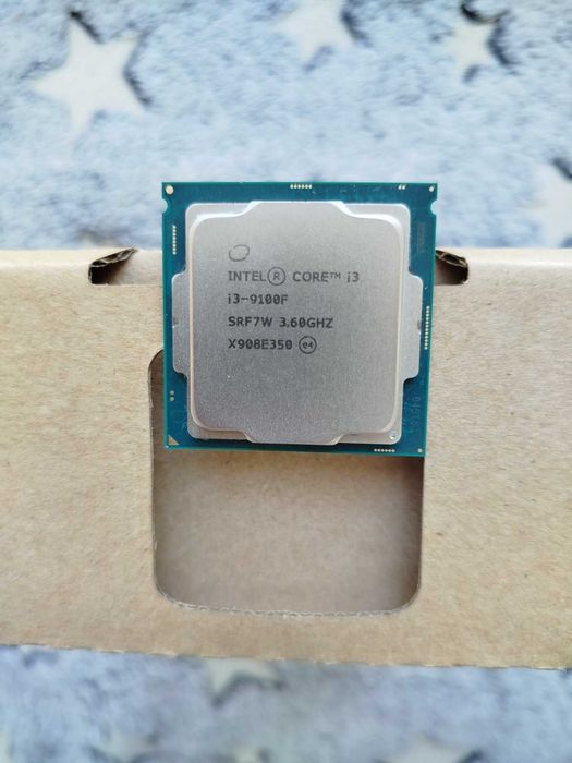Процесор Intel Core i3-9100F / 4 ядра / 3,6 - 4.2GHz Turbo /6Mb кеш