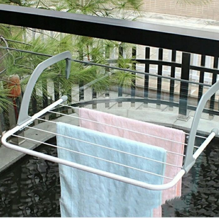 Składana suszarka na bieliznę, na kaloryfer grzejnik wannę balkon ogró